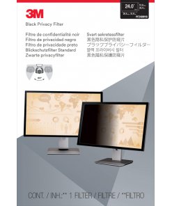 מגן פרטיות למסך רחב - 3M™ | 98044054181 | PF240W1B | Privacy Filter for 24.0 Widescreen Monitor