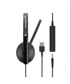 אוזניות עם מיקרופון (מדונה) חיבור USB+כבל AUX באיכות מעולה – Sennheiser SC135 AUX+USB Headset (1)