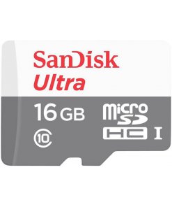 זיכרון פלאש - Sandisk Ultra Class 10 MicroSD 16GB