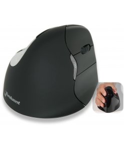 עכבר בלוטוס ארגונומי אנכי – Evoluent VM4RM Right Bluetooth ergonomic VerticalMouse 4 Mac only