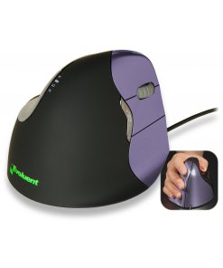עכבר חוטי ארגונומי אנכי קטן – Evoluent | VM4S | Small Wired ergonomic VerticalMouse 4