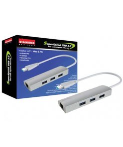 רכזת ומתאם רשת סופרספיד דיאמונט DIAMOND USB303HE USB3.01