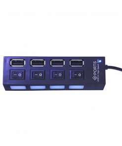 מתאמי USB 4 יציאות גולד-טאץ' Gold Touch E-USB2-HUB4-A 4 PORT ACTIVE USB2 (1)