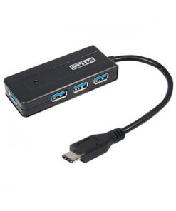 רכזת 4 יציאות חיבור ST-LAB U-1250 USB3.1 Type-C (1)
