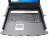 מגירה נשלפת לארון תקשורת LUGGAR HI-KVM16-17M LCD 17″ KVM 16 port wVGA connection (3)