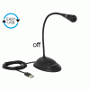 מיקרופון בסיס עם כפתורי השתקה וכיבוי חיבור USB אורך הכבל 1.7 מטר DELOCK D65871 (1)