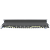 פאץ' פאנל מלא 24 פורט LUGGAR HP-PP6A-24 PATCH PANEL-24 RJ-45 CAT 6A STP WITH CONNECTORS