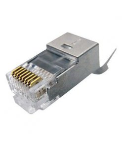 קונקטור מתכת לכבל רשת Luggar HP-CAT7-MC