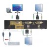 קופסאות מיתוג 2 פורטים DVI גולד-טאץ' Gold Touch KVM-DVI-2 2 port DVI KVM Switch (2)
