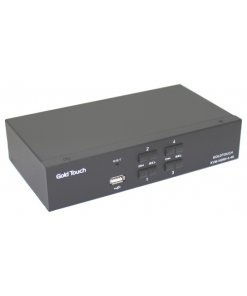 קופסאות מיתוג 4 פורטים HDMI 4K גולד-טאץ' Gold Touch KVM-HDMI-4-4K 4 Port HDMI KVM Switch (1)