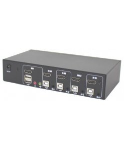 קופסאות מיתוג 4 פורטים HDMI 4K גולד-טאץ' Gold Touch KVM-HDMI-4-4K 4 Port HDMI KVM Switch (2)