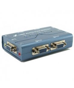 קופסאות מיתוג 4 פורטים USB גולד-טאץ' Gold Touch KVM-USB-4 4 port USB KVM Switch (1)