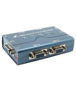 קופסאות מיתוג 4 פורטים USB גולד-טאץ' Gold Touch KVM-USB-4 4 port USB KVM Switch (4)