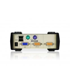 קופסת מתג עם 2 יציאות USB ו VGA יחידת בקרה שולחנית Aten CS82U 2-Port PS2-USB VGA KVM Switch (2)