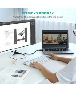 מתאם DP זכר ל HDMI זכר איכות 4K אורך הכבל 2 מטר יוגרין UGREEN 10202 (2)