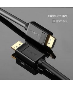 מתאם DispalyPort DP זכר ל DispalyPort DP זכר איכות 4K יוגרין UGREEN 10211 (1)