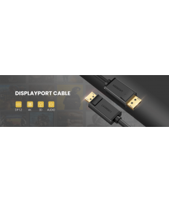 מתאם DispalyPort DP זכר ל DispalyPort DP זכר איכות 4K יוגרין UGREEN 10211 (1)