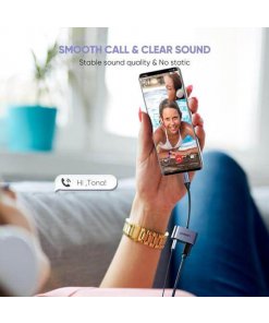 מתאם אוזניות Type-C זכר ל AUX3.5 נקבה יוגרין UGREEN 50596 Type-C to 3.5mm Jack Headphone Adapter (4)