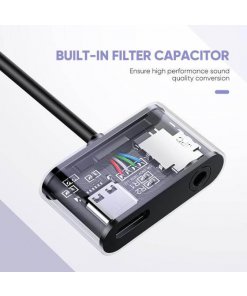 מתאם אוזניות Type-C זכר ל AUX3.5 נקבה יוגרין UGREEN 50596 Type-C to 3.5mm Jack Headphone Adapter (6)